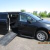 Black Chrysler Voyager with BraunAbility Side Entry Automatic Fold Out conversion