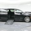 Black Chrysler Pacifica with BraunAbility Side Entry Automatic Fold Out conversion