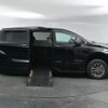 Black Toyota Sienna with BraunAbility Side Entry Automatic In Floor conversion