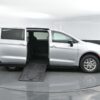 Silver Chrysler Pacifica with BraunAbility Side Entry Manual Fold Out conversion