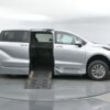 Silver Toyota Sienna with BraunAbility Side Entry Automatic Fold Out conversion