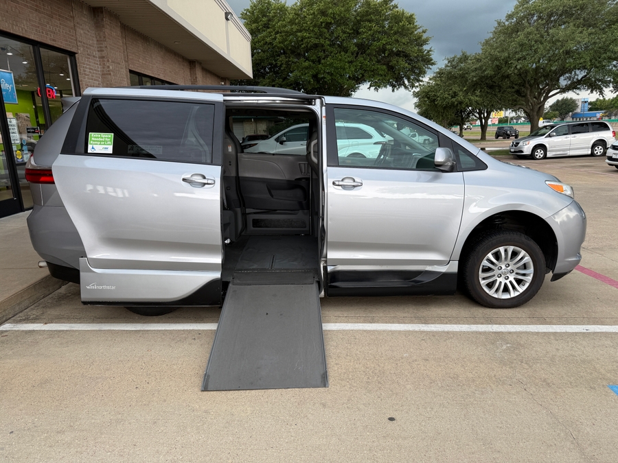 Silver Toyota Sienna with Vantage Mobility Side Entry Automatic In Floor conversion
