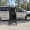 Silver Chrysler Town and Country with BraunAbility Side Entry Automatic In Floor conversion