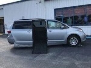 Silver Toyota Sienna with Vantage Mobility Side Entry Automatic In Floor conversion