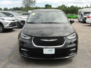 Black Chrysler Pacifica with Driverge Side Entry Automatic Fold Out conversion