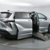 Silver Toyota Sienna with BraunAbility Side Entry Automatic Fold Out conversion