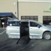 Silver Chrysler Voyager with BraunAbility Side Entry Automatic Fold Out conversion