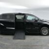 Black Toyota Sienna with BraunAbility Side Entry Automatic In Floor conversion