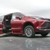 Red Toyota Sienna with BraunAbility Side Entry Automatic In Floor conversion
