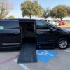 Black Chrysler Pacifica with BraunAbility Side Entry Automatic In Floor conversion