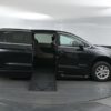 Black Chrysler Voyager with BraunAbility Side Entry Automatic Fold Out conversion