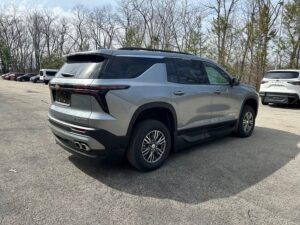 Grey Chevrolet Traverse with BraunAbility Side Entry Automatic In Floor conversion
