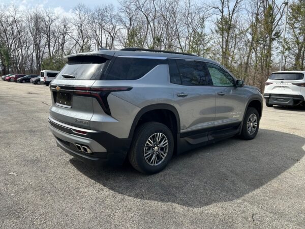 Grey Chevrolet Traverse with BraunAbility Side Entry Automatic In Floor conversion