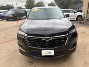 Black Chevrolet Traverse with BraunAbility Side Entry Automatic In Floor conversion