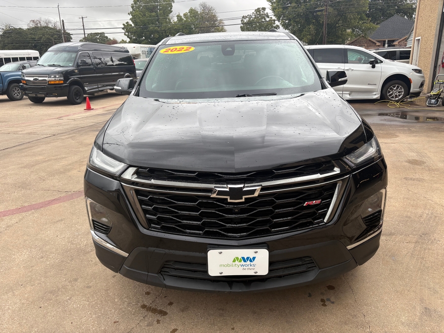 Black Chevrolet Traverse with BraunAbility Side Entry Automatic In Floor conversion