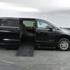 Black Chrysler Pacifica with BraunAbility Side Entry Automatic Fold Out conversion