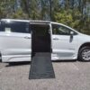 White Chrysler Voyager with BraunAbility Side Entry Automatic Fold Out conversion