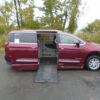 Red Chrysler Pacifica with BraunAbility Side Entry Automatic Fold Out conversion