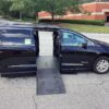Black Chrysler Pacifica with BraunAbility Side Entry Automatic Fold Out conversion