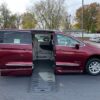 Red Chrysler Pacifica with BraunAbility Side Entry Automatic Fold Out conversion