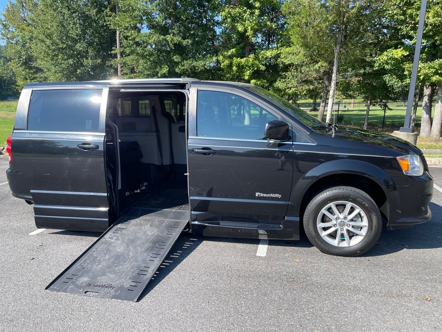 Dodge Grand Caravan with BraunAbility Side Entry Automatic Fold Out conversion