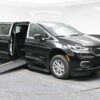 Black Chrysler Pacifica with BraunAbility Side Entry Automatic In Floor conversion