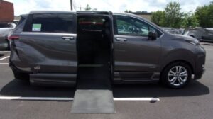 Grey Toyota Sienna with Vantage Mobility Side Entry Automatic In Floor conversion