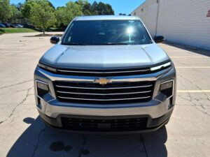 Grey Chevrolet Traverse with BraunAbility Side Entry Automatic In Floor conversion