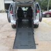 Silver Chrysler Pacifica with BraunAbility Rear Entry Manual Fold Out conversion