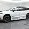 White Chrysler Pacifica with BraunAbility Side Entry Automatic Fold Out conversion