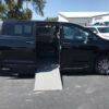 Black Toyota Sienna with Vantage Mobility Side Entry Automatic In Floor conversion