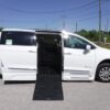White Chrysler Pacifica with BraunAbility Side Entry Automatic Fold Out conversion