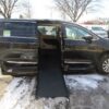 Black Chrysler Pacifica with Vantage Mobility Side Entry Automatic In Floor conversion