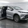 Silver Toyota Sienna with BraunAbility Side Entry Automatic In Floor conversion