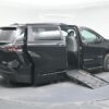 Black Toyota Sienna with BraunAbility Side Entry Automatic Fold Out conversion