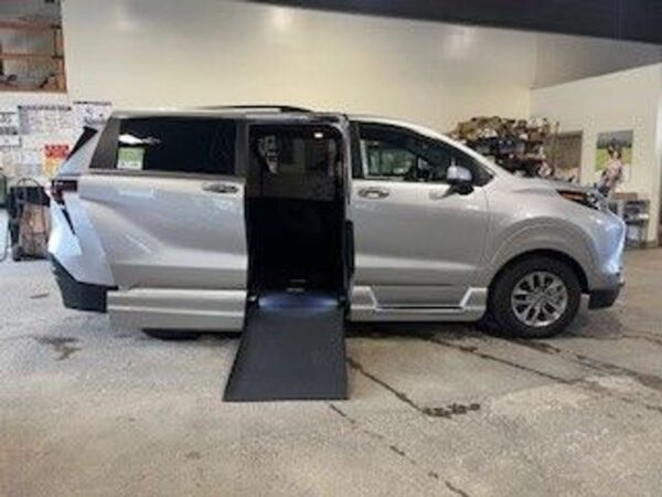 Silver Toyota Sienna with Vantage Mobility Side Entry Automatic In Floor conversion