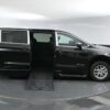 Black Chrysler Pacifica with BraunAbility Side Entry Automatic Fold Out conversion
