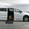 White Chrysler Voyager with BraunAbility Side Entry Automatic Fold Out conversion