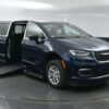 Blue Chrysler Pacifica with BraunAbility Side Entry Automatic In Floor conversion