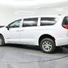 White Chrysler Voyager with BraunAbility Rear Entry Manual Fold Out conversion