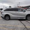 Silver Toyota Sienna with BraunAbility Side Entry Automatic Fold Out conversion
