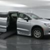 Silver Chrysler Voyager with BraunAbility Side Entry Automatic Fold Out conversion