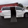 White Honda Odyssey with Vantage Mobility Side Entry Automatic In Floor conversion