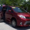 Red Toyota Sienna with Vantage Mobility Side Entry Automatic In Floor conversion