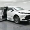 White Toyota Sienna with BraunAbility Side Entry Automatic In Floor conversion