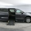 Grey Chrysler Voyager with BraunAbility Side Entry Automatic Fold Out conversion