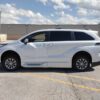 Silver Toyota Sienna with BraunAbility Side Entry Automatic Fold Out conversion