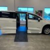 White Chrysler Voyager with BraunAbility Side Entry Automatic Fold Out conversion