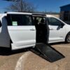 White Chrysler Voyager with Driverge Side Entry Automatic Fold Out conversion