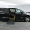 Black Chrysler Pacifica with BraunAbility Side Entry Automatic Fold Out conversion